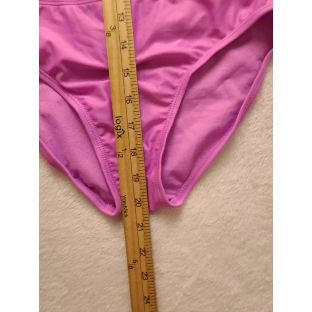 Cat & Jack Girls XL 14 Tankini Swimsuit Pink Abstract Floral Ruffle 2 Piece Set